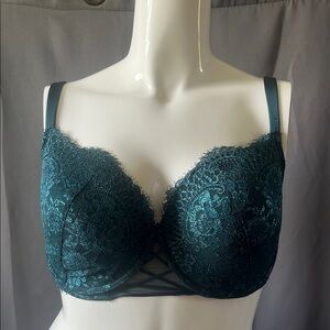 La SENZA Blue Lace Underwire Bra 38 DDD